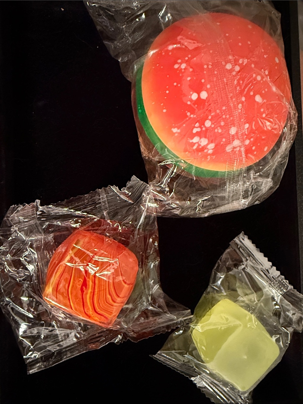 Colorful Squishies - Orange, Red & Lime Set